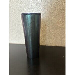 Starbucks Green Iridescent Purple, Blue Stainless Steel Cold Cup 16 Oz 2020.